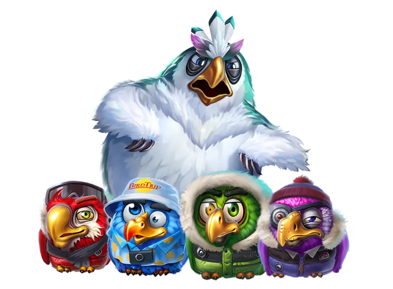 Pirots 4 Yeti-Gegner in Frozen Fury