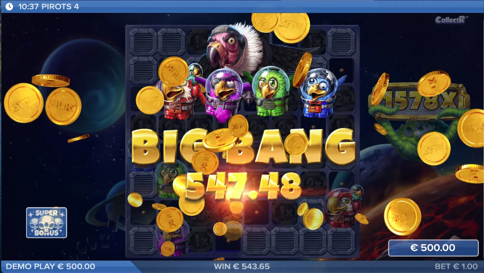 Pirots 4 Lost in Space Big-Bang-Win-Screen