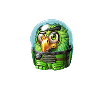 Pirots 4 grüner Vogel